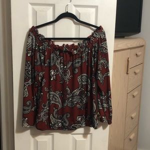 INC Off the Shoulder Shirt